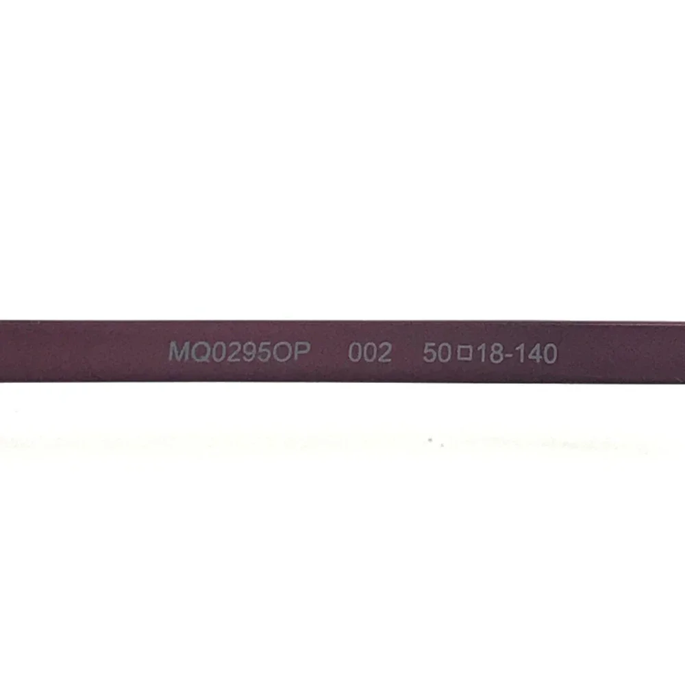 McQ Sunglasses MQ0295OP 002 Matte Purple Cat Eye Frames with Dark Blue Lenses